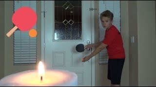 INSANE PING PONG TRICK SHOTS part 2  Kid Magic [upl. by Htebazila]