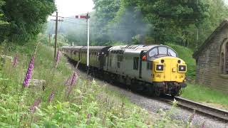 37075 leaving Oakworth 22nd June 2024 [upl. by Eivla]