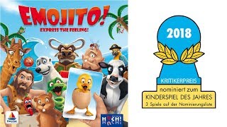 Nominiert zum Kinderspiel des Jahres 2018 Emojito [upl. by Llehcsreh384]