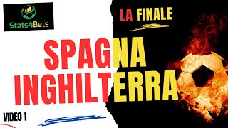 FINALE EURO 2024 SPAGNAINGHILTERRA PRONOSTICO e ANALISI DELLE QUOTE CHI VINCE GLI EUROPEI [upl. by Kassia408]