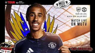 Man Utd vs Arsenal  LIVE MUTV PreMatch Build Up Sun 0000 BST  202425 Tour [upl. by Aimak]