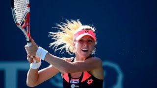 HD Urszula Radwanska vs Daniela Hantuchova Stanford 2013 Highlights [upl. by Aerdnaxela]