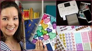 Erin Condren Planer Review und Sticker Haul  gabelschereblog [upl. by Gustin582]