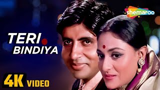 Teri Bindiya Re 4K Video  Abhimaan 1973  Amitabh Bachchan  Jaya Bhaduri  Mohd Rafi Lata M [upl. by Enasus]