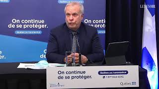 En direct  Le Dr Luc Boileau fait le point sur la COVID19 [upl. by Farah]