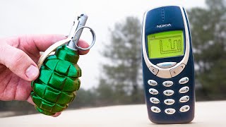 EXPERIMENT  Will The NOKIA 3310 Stand NOKIA 3310 vs [upl. by Sidnala]