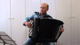 Händel Zarabanda Sarabande y variaciones  Acordeón  Accordion [upl. by Gnot]