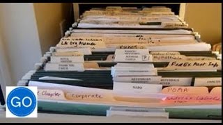 How to Organize Your Filing Cabinet Files [upl. by Leonteen]