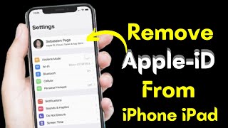 How To Remove Apple ID Without Password 2022 [upl. by Quintana]