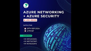 Azure Fundamentals Azure Networking and Azure Security  AZ700  AZ500  Demo  By Sumit Sir [upl. by Mackenzie515]