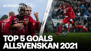 Best Allsvenskan Goals of 2021  Eurosport [upl. by Seften]