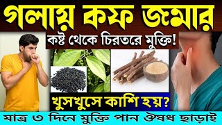 গলার কফ ম্যাজিকের মতো দূর হবে ১ টাকাও খরচ হবে না  গলায় কফ জমলে করনীয়  Post Nasal Drip Treatment [upl. by Milinda]