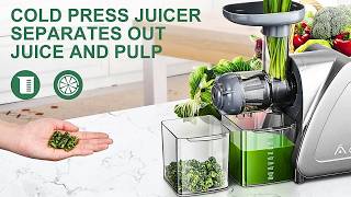 Aobosi Slow Masticating Juicer Machines  Cold Press Juicer  Best Juicer For NutrientRich Juice [upl. by Lodi]