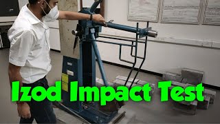 Izod Impact Test  Laboratory Practical  Structural Mechanics [upl. by Huai]