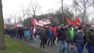 MetallerDemo in Kassel legte Verkehr lahm Tausende forderten mehr Lohn [upl. by Abocaj]