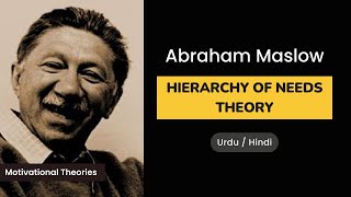 Abraham Maslow’s hierarchy of needs theory in UrduHindi  Theories of Motivation [upl. by Dorcea288]