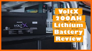 Voltx 200AH 12VDC Lithium Battery Review [upl. by Nosila290]