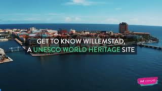 Willemstad the capital of Curaçao a UNESCO world heritage site [upl. by Nywrad]