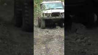 Discovery td5 climbing steep hill bouncing frickley fun offroad mudding 4x4 [upl. by Papert458]