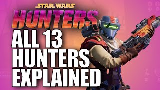 Star Wars Hunters FULL CHARACTER BREAKDOWN [upl. by Nealah591]