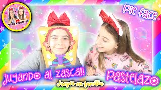 quotJugando al PIE FACE Zasca Pastelazo🎂 Juegos en familia ❤️SALE MAL Ainhoa amp Naiara Kidsquot [upl. by Atelahs]