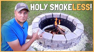 How To Build a DIY Smokeless Fire Pit That Really Works [upl. by Meagan992]