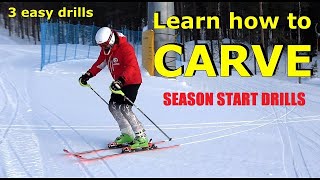 Learn how to CARVE  3 EASY DRILLS [upl. by Nomyad831]