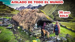 36 años VIVIENDO SOLO en un inhóspito rincón de los ANDES PERUANOS  Jordy Aventurero [upl. by Saxela]