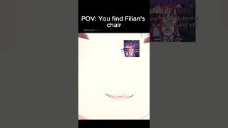 FINDING FILIANS CHAIR filian sniffa memes [upl. by Dloniger75]