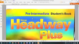 New Headway Plus Pre intermediate Unit 1 Getting To Know You شرح كتاب [upl. by Ateiluj]