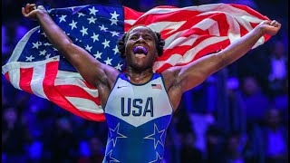 Olympic Gold Medalist Wrestler Tamyra MensahStock ‘I Love Representing The US Unlike Woke Peers [upl. by Adelice]