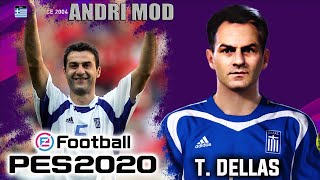 CLASSIC PATCH PES 2020  TRAIANOS DELLAS EURO 2004 [upl. by Ahtenak167]