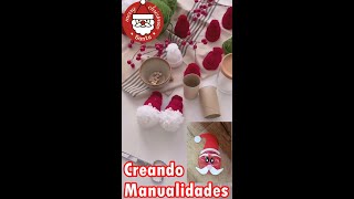 Que HERMOSOS ADORNOS NAVIDEÑOS con ROLLOS DE PAPEL HIGIENICO shorts reciclajecreativo diy 🎅🎉 [upl. by Marelda248]