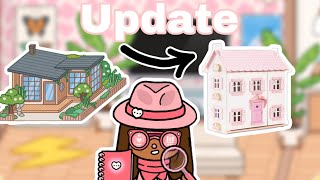 Toca boca new house  Update🩰🎀💖 [upl. by Aimo]