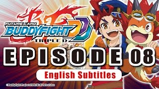 SubEpisode 08 Future Card Buddyfight Triple D Animation [upl. by Eanil203]