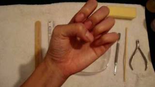 Nail Tutorial Basic Manicure [upl. by Nyra]