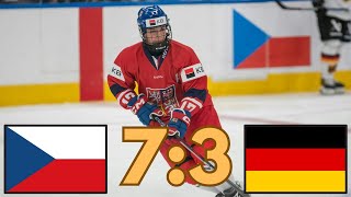 ČESKO VS NĚMECKO HLINKA GRETZKY CUP 2024 [upl. by Eveivenej]