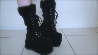 DEMONIA BEAR 202  SHOE UNBOXING AND REVIEW [upl. by Pearla]