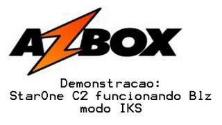 Azbox StarOne C2 funcionando no modo IKS [upl. by Kathryn]