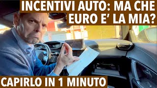 INCENTIVI AUTO 2024 MA CHE EURO E LA MIA Capirlo in 1 minuto e la tabella contributi [upl. by Leopold434]