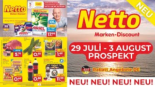 NETTO MARKEN DİSCOUNT Prospekte der Woche  Rabatt Angebote DE  29 Juli  3 August Prospekt [upl. by Aramoj]