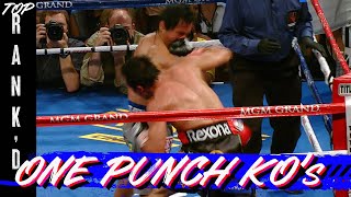 10 Bone Crushing One Punch Knockouts  TOP RANKD  FIGHT HIGHLIGHTS [upl. by Kennith812]