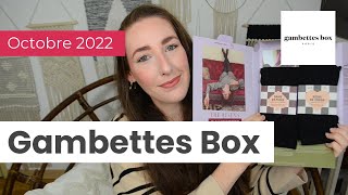 Gambettes Box de Octobre 2022  The Queens Gambettes [upl. by Timi]