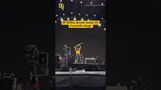 AP Dhillon Breaks Guitar On Coachella Stage  Quint Neon [upl. by Mellisent489]