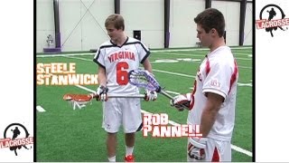 Stanwick amp Pannell Try 90s Lacrosse Sticks [upl. by Noj]