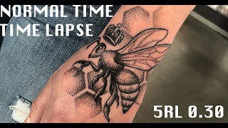 400K GIVEAWAY The queen  Tattoo time lapse  Normal time [upl. by Ferren443]