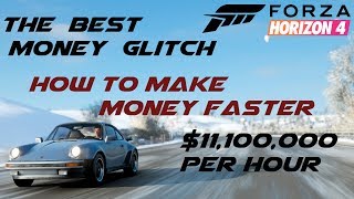 The Best Money Glitch in Forza Horizon 4  11100000 Million per Hour  S Driving [upl. by Herson]