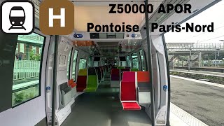 Transilien H Z50000 APOR Pontoise  ParisNord [upl. by Malarkey272]