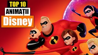 TOP 10 Filme Disney  Animatii [upl. by Ecirtemed]