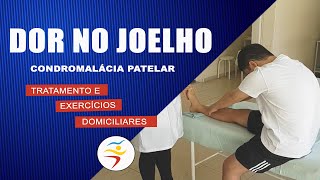 DOR NO JOELHO Condromalácia Patelar  Tratamento e Exercícios Domiciliares [upl. by Ielirol]